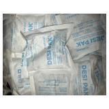 50 SM BAGS OF CLARIANT DESI PAK’s - MOISTURE ABSORBER - GREAT FOR AMMO/ STORAGE/ CARD COLLECTIONS & MORE