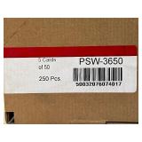 2 BOXES of PSW-3650 COAXIAL STAPLES 500  TOTAL (EACH BOX HAS 5 PACKS OF 50)