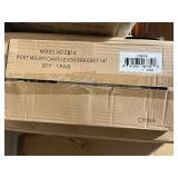 2 POST MOUNT CANTILEVER BRACKETs FOR WIRE SHELVING 14",