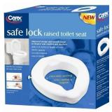 *NIB* CAREX- SAFE LOCK RAISED TOILET SEAT