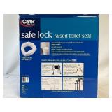 *NIB* CAREX- SAFE LOCK RAISED TOILET SEAT