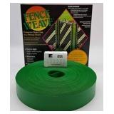 PLEXCO FENCE WEAVE - 2 BOXES GREEN EASY TO INSTALL 500ft ROLL TOTAL
