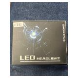 2 Pcs Set 4-Sides LED Headlight Bulb 9005 HB3 High Low Single Beam 6500K