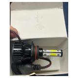 2 Pcs Set 4-Sides LED Headlight Bulb 9005 HB3 High Low Single Beam 6500K
