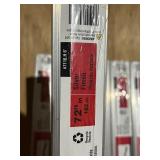 BUNDLE OF 5 TRIM MASTER CARPET TRIM SILVER 1 ⅜ in. x 72 in.