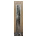 4 METAL SHELVING MOUNTING BRACKETS 5’ each