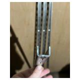 4 METAL SHELVING MOUNTING BRACKETS 5’ each