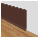 Bundle of 10 Burkes Flooring Flexible Baseboard Molding Trim 4 Inch x 4 feet pieces Coffee colored (40ft total) *GREAT FOR ANY SPACE*