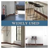 Bundle of 10 Burkes Flooring Flexible Baseboard Molding Trim 4 Inch x 4 feet pieces Coffee colored (40ft total) *GREAT FOR ANY SPACE*