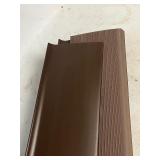 Bundle of 10 Burkes Flooring Flexible Baseboard Molding Trim 4 Inch x 4 feet pieces Coffee colored (40ft total) *GREAT FOR ANY SPACE*