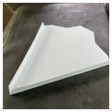 1000/case Pizza Slice Tray Paper cardboard 14/6  fast food - Disposable