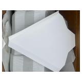 1000/case Pizza Slice Tray Paper cardboard 14/6  fast food - Disposable