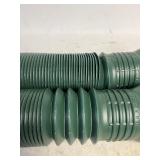 2 FLEX-A-SPOUT DOWNSPOUT EXTENSION GRN