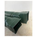2 FLEX-A-SPOUT DOWNSPOUT EXTENSION GRN