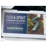 2 FLEX-A-SPOUT DOWNSPOUT EXTENSION GRN