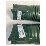 2 FLEX-A-SPOUT DOWNSPOUT EXTENSION GRN