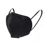 BOX OF 12 Al-Shields KN95 Respirator Face Mask Black