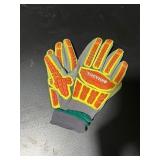 3 pairs ORMADUS XL NITILE OSHA APPROVED WORK GLOVES w/ EXTRA HAND PROTECTION