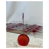 40 CHRISTMAS RED MEMO CLIPS, GREAT FOR CATERING/ HOLIDAY EVENTS/ TAILGATES, see images