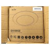 MaximDiverse 9" Wide LED Flush Mount Bowl Ceiling Fixture - 4000K