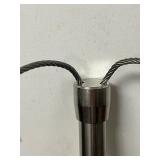 Stainless Steel Animal Control Wire Restraint Pole