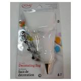 Crave Pastry Bag with Five Different Stainless Steel Nozzles