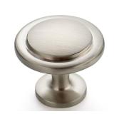 30 Pack Brushed Nickel Cabinet Pulls 1-1/4 inch Kitchen Drawer Pulls Cabinet Door Handles Knobs for Dresser - Retail: $32