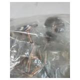 30 Pack Brushed Nickel Cabinet Pulls 1-1/4 inch Kitchen Drawer Pulls Cabinet Door Handles Knobs for Dresser - Retail: $32