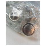 30 Pack Brushed Nickel Cabinet Pulls 1-1/4 inch Kitchen Drawer Pulls Cabinet Door Handles Knobs for Dresser - Retail: $32