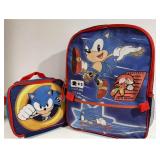 Accessory Innovations Sonic Full Size 16 Inch Backpack with Detachable Lunch Box, Blue, B23SH57027-ET
