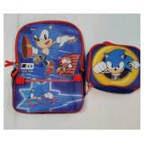 Accessory Innovations Sonic Full Size 16 Inch Backpack with Detachable Lunch Box, Blue, B23SH57027-ET