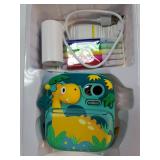 Kids Camera Instant Print, CAMCLID 2.4 Inch Screen Camera for Kids Dinosaur Children Digital Camera with 32GB Card & 3 Rolls Paper, Christmas Birthday Gift Toys for Boys Girls 3-12 Age (Green) - Retai