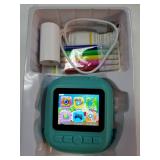 Kids Camera Instant Print, CAMCLID 2.4 Inch Screen Camera for Kids Dinosaur Children Digital Camera with 32GB Card & 3 Rolls Paper, Christmas Birthday Gift Toys for Boys Girls 3-12 Age (Green) - Retai