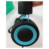 Kids Headphones K11 Foldable Stereo Tangle-Free 5ft Long Cord 3.5mm Jack Plug in Wired On-Ear Headset for iPad/Amazon Kindle, Fire/Boys/Girls/School/Laptop/Travel/Plane/Tablet (Black)