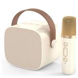Mini Karaoke Machine, Funny Toys Christmas Birthday Gifts for Kids Age 4-12 Girls, Boys, Adults, MEGUO Karaoke Microphone Toys Girls Boys Kids Birthday Party