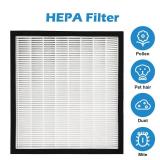 HEPA Replacement Filter Kit - 1 HEPA Filters & 2 Carbon Filters Compatible with Oreck WK01234QPC, Oreck Air 94 filter Fits Airvantage WK10002QPC, WK10052QPC Air Purifier Filter - Retail: $20