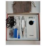 Nail Drill Professional 35000RPM, Cordless Electric Nail File Drills para UÃ±as, Portable Rechargeable E File 7 Bits Manicure Pedicure Kit for Acrylic Nails Gel Remover Salon Home Tools, White - Ret