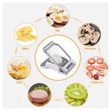 Egg Slicer for Hard Boiled Eggs, Stainless Steel Wire, Heavy Duty Aluminum Egg Cutter Dishwasher Safe for Egg Strawberry Soft Fruit