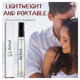 Rebel Cologne Pheromone for Men, Alloura Pheromone Perfume, Long Lasting Men