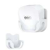 eero 7 Wall Mount Kit, erro 7 Mount Bracket Optimize Space & Cable Management Accessories eero WiFi 7 Compatible with eeros 7 Extender Dual-Band Mesh Wi-Fi 7 Router (White, 1 Pack) - Retail: $20