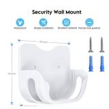eero 7 Wall Mount Kit, erro 7 Mount Bracket Optimize Space & Cable Management Accessories eero WiFi 7 Compatible with eeros 7 Extender Dual-Band Mesh Wi-Fi 7 Router (White, 1 Pack) - Retail: $20