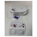 eero 7 Wall Mount Kit, erro 7 Mount Bracket Optimize Space & Cable Management Accessories eero WiFi 7 Compatible with eeros 7 Extender Dual-Band Mesh Wi-Fi 7 Router (White, 1 Pack) - Retail: $20