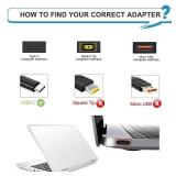 Replacement for 45W USB C Chromebook Charger Compatible with HP Chromebook Type C USB-C Laptop Charger; for HP Chromebook X360 14 G5 G6 G1 14-ca000nr 14-ca061dx 14a-ca0090wm 14a-na0031wm 14db-0080nr