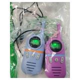 Walkie Talkies for Kids Rechargeable, Toys for Boys and Girls Ages 3-12, 2 Pack Long Range 2-Way Radios, Birthday Gifts, Christmas Stockings, Outdoor Play, Family Games, Hiking Camping Gear - Retail: 
