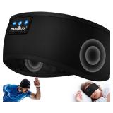 Sleep Headphones Bluetooth 5.4 Headband, Sports Wireless Earphones Sweat Resistant Earbuds Sleeping Headphone with Ultra-Thin HD Stereo Speaker for Workout Running Cool Gadgets Unique Gifts - Retail: 