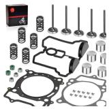 Cylinder Head Exhaust Intake Valve & Spring Gasket Kit for Yamaha YFZ450 2004-2009 WR450F YZ450F 2003-2006 - Retail: $35