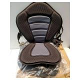 2 Pack of Kayak Seat Deluxe Padded Canoe Backrest Seat Sit On Top Cushioned Back Support SUP Paddle Board Seats with Detachable Storage Bag 4 Adjustable Straps for Kayaking Canoeing Rafting Fishing - 
