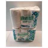 Amazon Brand - Presto! Flex-a-Size Paper Towels, 158 Sheet Huge Roll, 12 Rolls (2 Packs of 6), Equivalent to 38 Regular Rolls, White