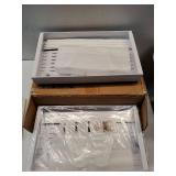 2 Pack Pull out Cabinet Organizer 21Deep With Raising Pad for Framed Cabinets, Expandable Slide out Drawers for Kitchen Cabinets with 4pcs Divider Racks, Roll out Shelves 12.1"-20.4" W White. One Has 