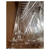 10 Arm Acrylic Candelabra Centerpieces for Wedding Tables, Floor Clear Tall Candlesticks Holder with Removable Lampshade for Birthday Party Home Decoration, Fit 0.82 LED Candles(37.7Inches) - Retail: 